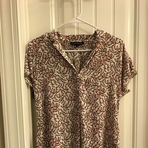 Banana republic bird collared shirt